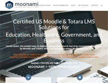 Tablet Screenshot of moonami.com